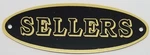 Brass Sellers Cabinet Oval Nameplate Badge Label Hoosier Antique Vintage Old New. Fixed Price $21.42.