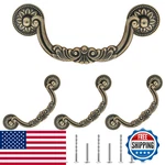 Moicstiy 4PCS 5 Inch Hole Center Vintage Drop Bail Drawer Pull Handles Antique. Fixed Price $26.21.