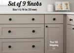 Richelieu Cabinet Knob BP872233900 5/16 Mushroom Design Set Of. Fixed Price $18.00.
