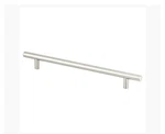 Berenson 0806-2BPN-P Tempo Collection Steel T-bar Pull, 9-15/16, Brushed Nickel. Fixed Price $15.78.