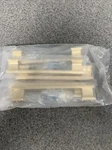 Pack-sapphire Hexa Series Cabinet Pull SP-2891-128-BRA 6"L ,5"C To M12A. Fixed Price $20.00.