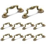 10PCS Antique Bronze Cabinet Pulls, 3 Inch Hole Centers Vintage Drawe.... Fixed Price $30.92.