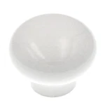 Pack Amerock Allison White Ceramic 3/16" Round Cabinet Knob Pulls BP5321-54. Fixed Price $9.97.