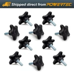 Powertec QNB3007-P2 5-STAR Stud Knob, 5/16"-18, 10 Pk. Fixed Price $23.99.