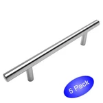 5 Pack Slim 3/8'' Diameter Cosmas 404-030SS Stainless Steel Euro Style Bar Pull. Fixed Price $8.20.