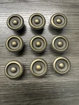 9 Vtg Kbc Brass Bronze Antique Hardware Mcm Drawer Pull Cabinet Knob 1.25 (6). Fixed Price $20.00.