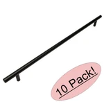 *10 Pack* 3/8" Slim Line Cosmas Euro Style Bar Flat Black Pulls #404-320FB. Fixed Price $34.85.
