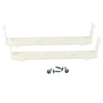 Pairs Of Rok Hardware Plastic False Front Cabinet Clips 5" (127MM) Overall .... Fixed Price $13.10.