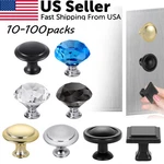 Kitchen Cabinet Door Knobs Transparent Crystal Pulls Cupboard Drawer Handles Lot. Fixed Price $55.98.