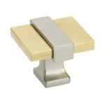 1-3/8 Inch 35MM Overton Cabinet Knob Brushed Gold Satin Nickel Pack. Fixed Price $24.72.