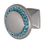 Wisdom Stone 4211SN-AQ Isabel Cabinet Knob, 1-1/4", Satin Nickel/aqua Blue. Fixed Price $14.99.