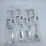 4 Amerock Monument 8-13/16" Cabinet Pull Square Handle Polished Silver Nickel. Fixed Price $15.00.