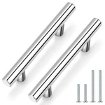 Probrico 25 Pack 5" Kitchen Cabinet Handles Polished Chrome Drawer Pulls For. Fixed Price $30.00.