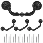 4PCS Antique Bail Pull Handles 3.5" Hole Center Drop Drawer Swing. Fixed Price $22.00.