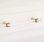 Signature Hardware 6" Beryn Acrylic Cabinet Pull. Fixed Price $15.00.
