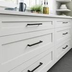New Top Knobs M1153 Square Bar Pull 8 13/16" C-c Flat Black. Fixed Price $11.00.