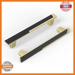 Haliwu 16 Pack Black Gold Cabinet Handles 5-INCH Drawer Pulls Kitchen Hardware. Fixed Price $96.88.