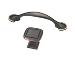 Lot Of 2 Brainerd Handle 3" + Knob 1/4" Bronze With Copper Highlights New. Fixed Price $7.59.