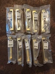 Box Of 10 Liberty P39070C-117-CP Simply Geometric 6-5/16 Pull In Brushed Brass. Fixed Price $54.95.