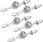 Sumnacon Drawer Dresser Knobs Pull Handles - Crystal Glass 4.7 Inch, Silver. Fixed Price $17.35.