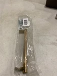 Emtek 84055.RECUS4.KNUS4 Knurled 6" Bar Pull With Rectangular Stem, Satin Brass. Fixed Price $23.76.