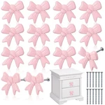 Morningro Pink Bow Drawer Knobs Matel For Dresser Coquette Room Decor. Fixed Price $46.08.