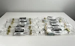 9 Glideride Clear Acrylic Satin Gold 4718-160-SG 6.25 Cabinet Pulls New Sealed. Fixed Price $40.00.