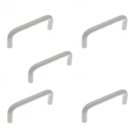 5 Pack White 3"CC Laurey 34242 Solid Brass Cabinet Wire Pull Handles. Fixed Price $18.67.